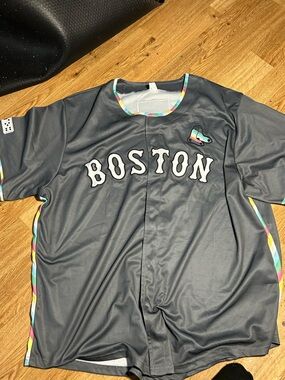 Boston Red Socks Rainbow Trim